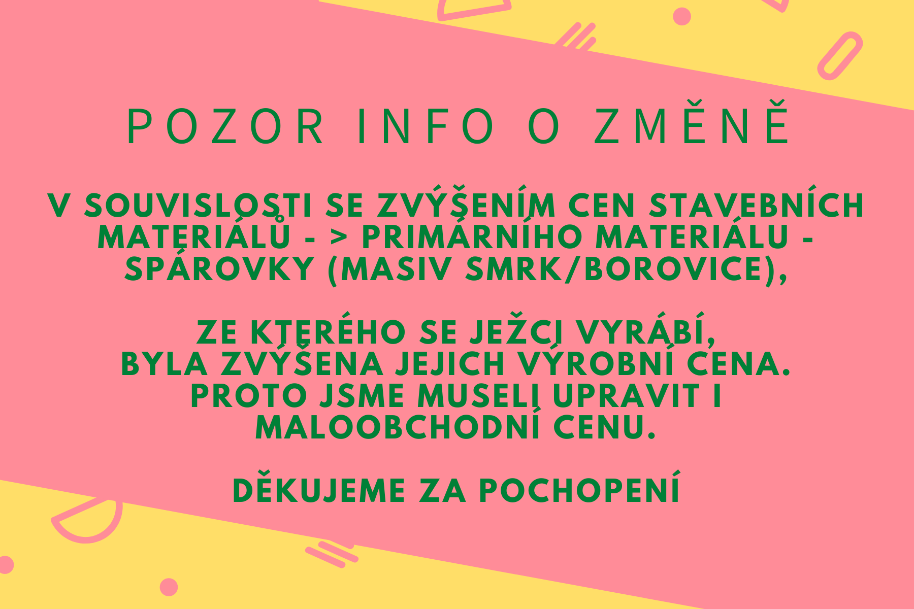 PEOZOR INFO O ZMĚNĚ